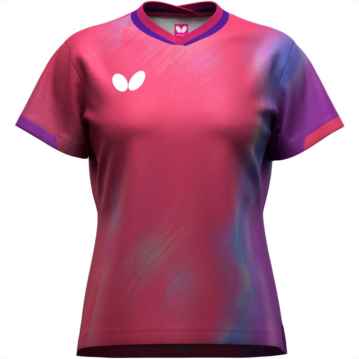 Butterfly Table Tennis - Infiria Lady Shirt - Rose - Front